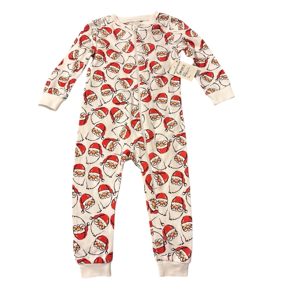 Sammy +‎ Nat Santa One Piece Pajamas NWT 18 Months